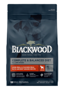 Blackwood Lamb & Chicken, front of package