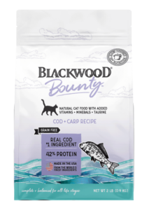 Blackwood Bounty Grain Free Cop + Carp Recipe Cat Food - Front of Package