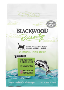 Blackwood Bounty Grain Free Whitefish + Lentil Recipe Cat Food - Front of Package